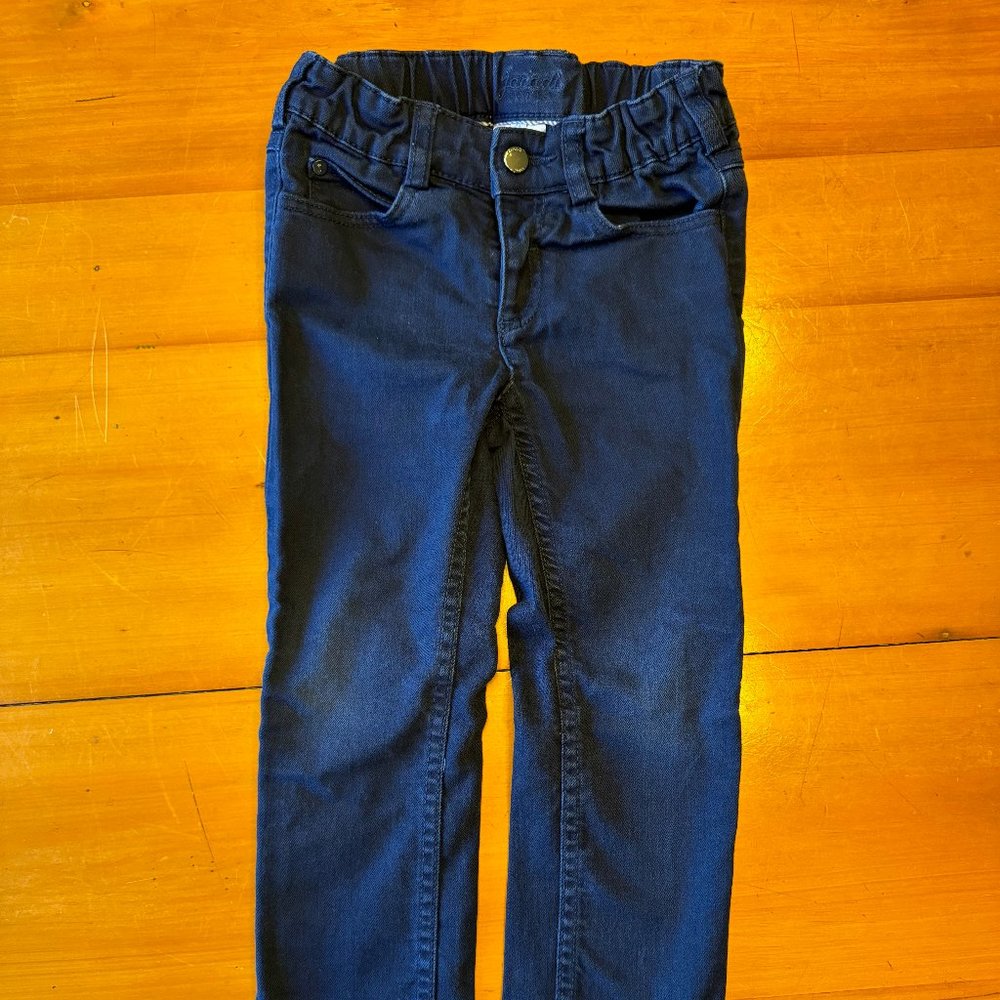 Jacadi Dark Navy Straight Leg Jeans (4T)